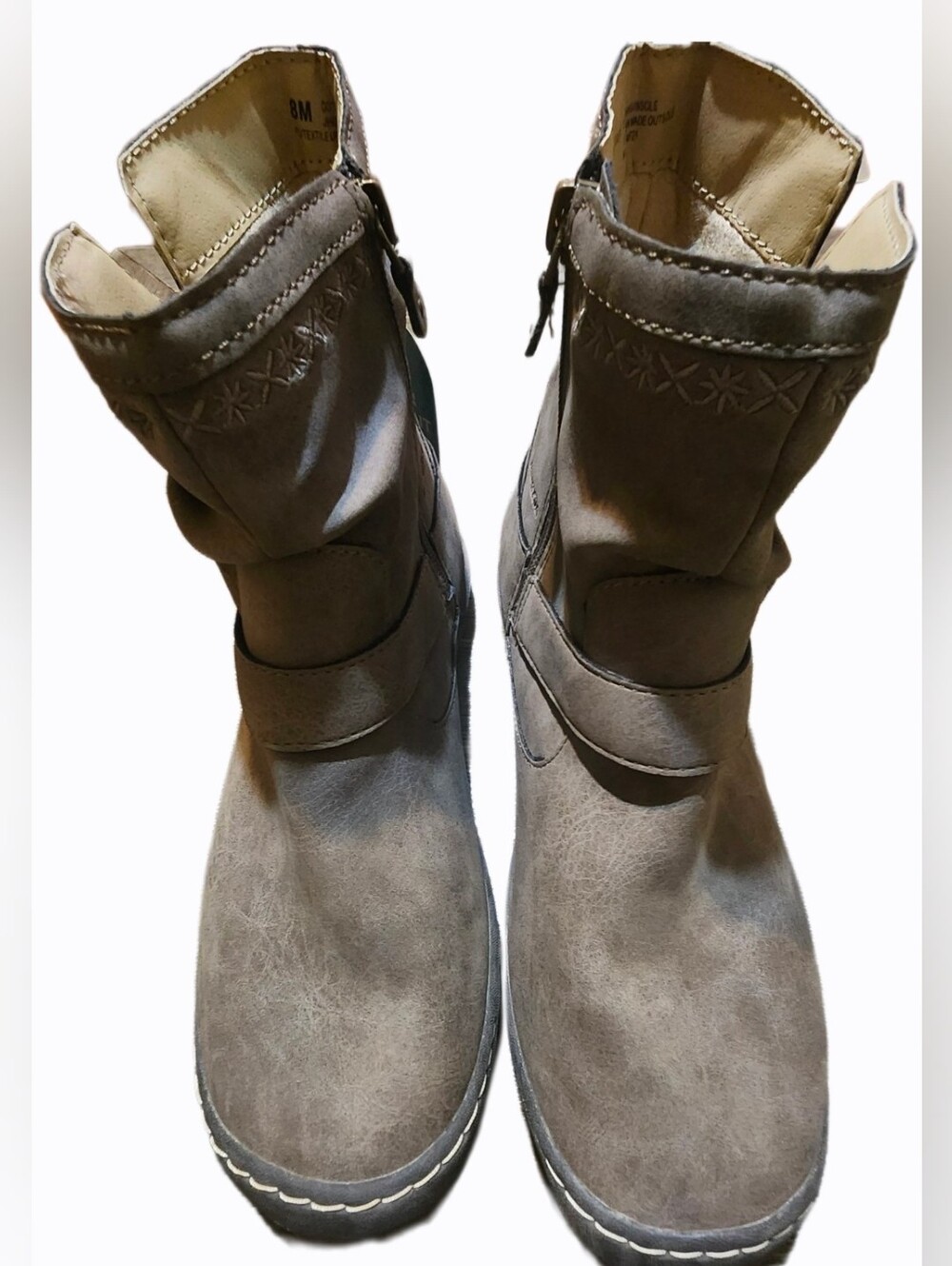 JBU by Jambu "Dottie" Water Resistant Ankle Boots in Taupe NWT